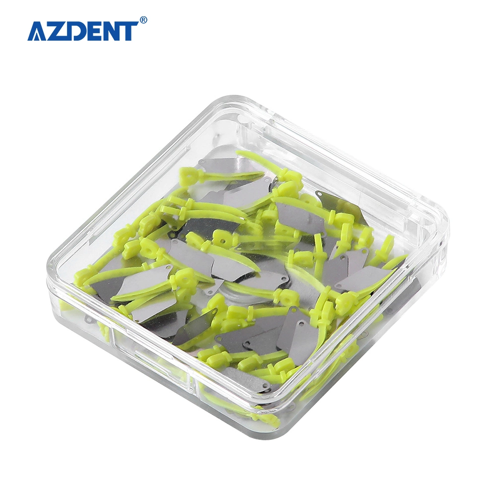 Azdent Dental Prime Teeth Interproximal Plastic Wedge with Protection Dental Steel Matrix