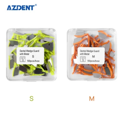 Azdent Dental Prime Teeth Cuneo interprossimale in plastica con matrice protettiva dentale in acciaio